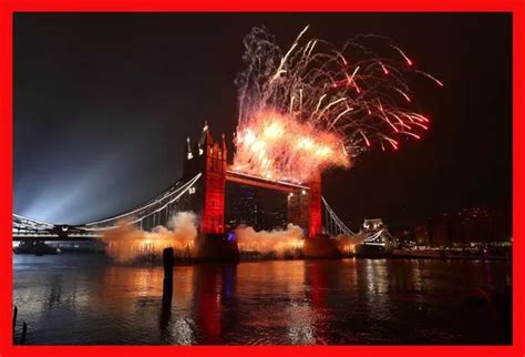 London Fireworks 2021 Drone Display - Picture Of Drone