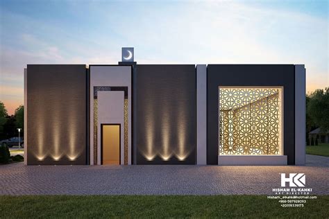 Interior And Exterior Modern Mosque on Behance | Mosque design islamic ...