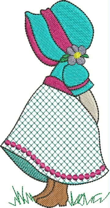 Clipart Sunbonnet Girl Collection - Cliparts World 2019 821 | Girl ...