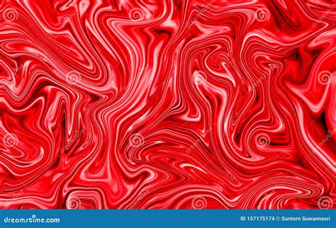 Abstract Red Liquid Marble Swirl Texture Background Stock Photo - Image ...