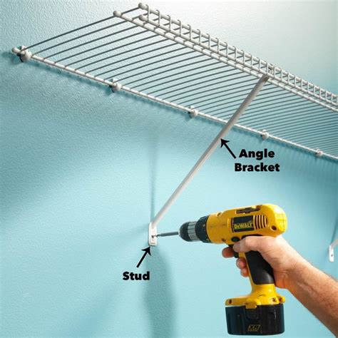 How to Install Wire Shelving for a Wire Closet System