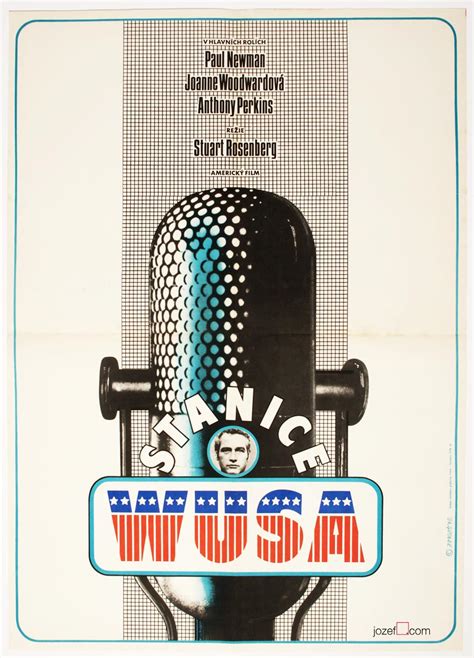 WUSA, Excellent Vintage Movie Poster, 70s Poster Design