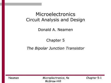 PPT - Microelectronics Circuit Analysis and Design PowerPoint ...