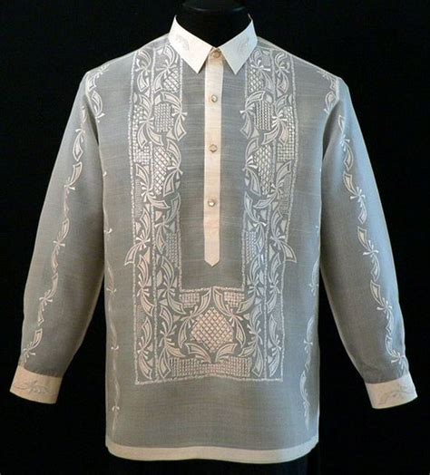 11+ Barong Tagalog Embroidery Designs - Chinchan Doami Mujer