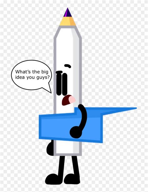 Bfdi Pen Without Cap - Free Transparent PNG Clipart Images Download