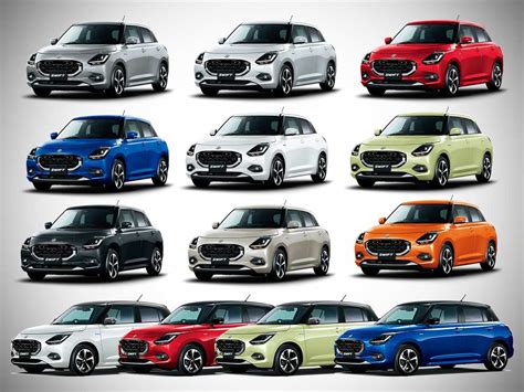 2024 Suzuki Swift Hybrid MZ Colors All Options | AUTOBICS