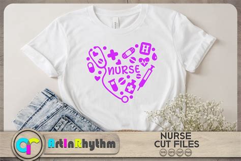 Nurse heart SVG (2121077)