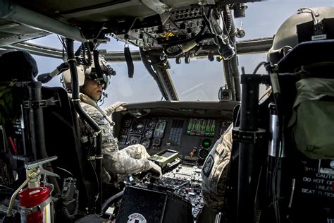 UH-60 Black Hawk medevac helicopter during a personnel recovery ...