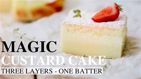 Magic Custard Cake | Stunning Three-Layer Cake - YouTube