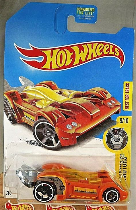 2016 Hot Wheels Treasure Hunt Experimotors 9/10 TOOLIGAN Orange w/Black ...