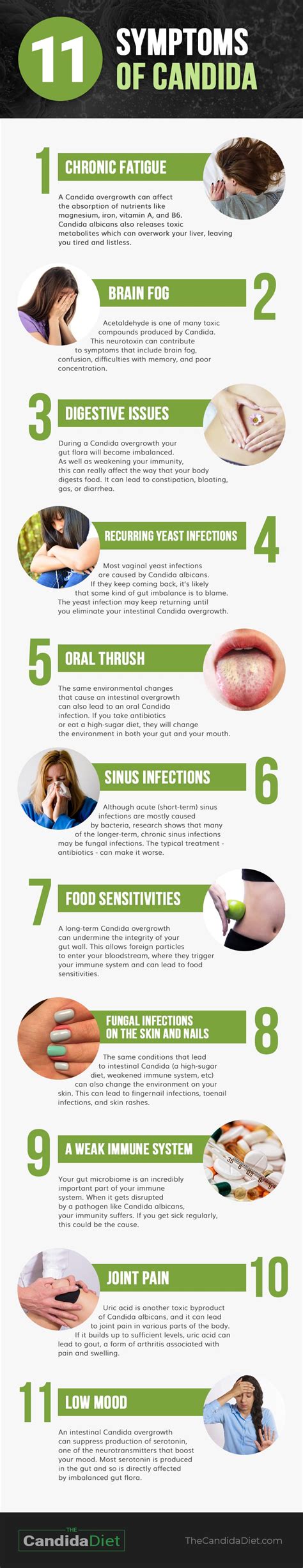 11 Symptoms of Candida Overgrowth (Plus How To Treat It)