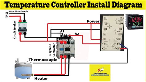 Temperature Control System Circuit Diagram