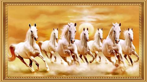 Running Horses Painting According To Vastu