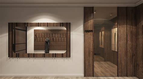 Hallway design for office on Behance