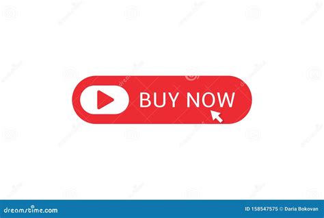 Buy now button stock illustration. Illustration of blue - 158547575