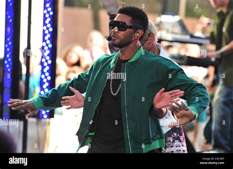 Usher on stage for NBC Today Show Concert with Usher, Rockefeller Plaza ...