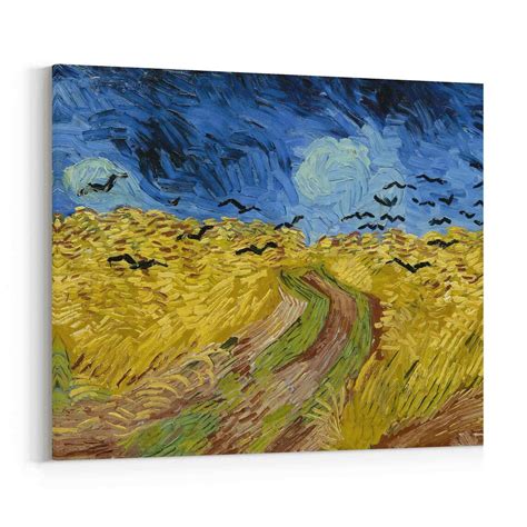 Wheatfield With Crows Van Gogh Wall Art Wheatfield With - Etsy