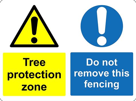 KPCM | Tree protection zone do not remove this fencing | Made in the UK