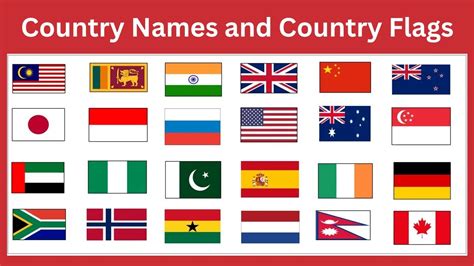 The Countries and flags of the World | Countries National Flags with ...