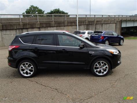 2014 Tuxedo Black Ford Escape Titanium 1.6L EcoBoost 4WD #84357779 ...