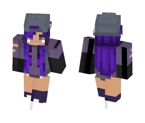 Download Purple Girl Minecraft Skin for Free. SuperMinecraftSkins