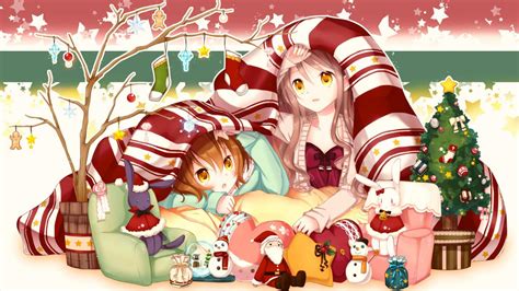 Cute Anime Girl Christmas Wallpapers HD | PixelsTalk.Net