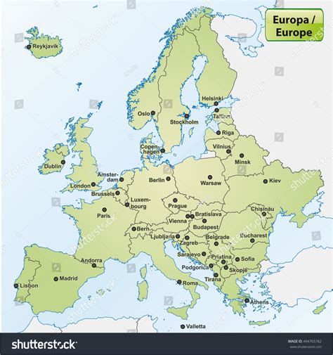 Western Europe Capitals Map Quiz | secretmuseum