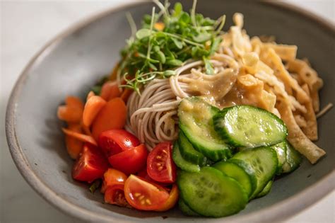 Chilled Soba Noodle Salad with Yuzu Dressing | Recipe | Great salad ...