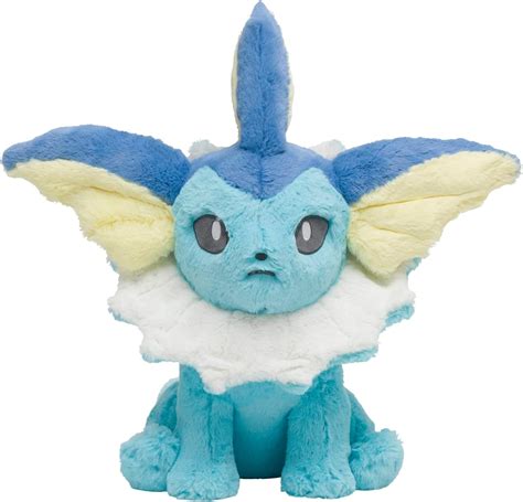 Vaporeon Plush Doll Fuzzy Comfy Friends 17 Inches Pokemon