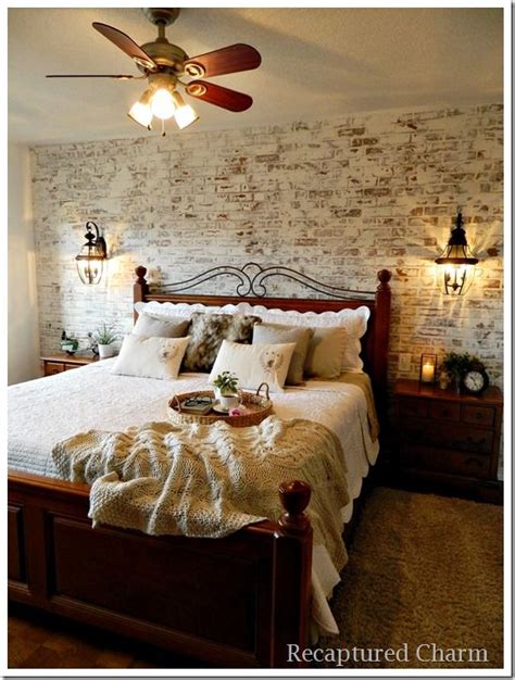 20+ Faux Brick Wall Bedroom