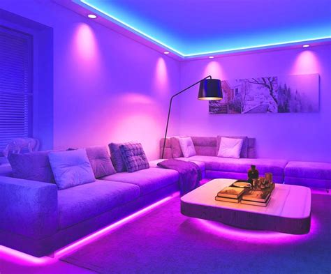 30+ Led Strip Lights Room Ideas - DECOOMO