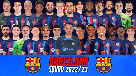 BARCELONA - SQUAD 2022/2023 WITH BELLERIN, ALONSO | OFFICAL | 🔵🔴 - YouTube