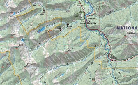 Bob Marshall Wilderness Map