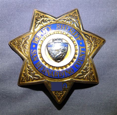 Collectors-Badges Auctions - SAN BERNARDINO DEPUTY SHERIFF