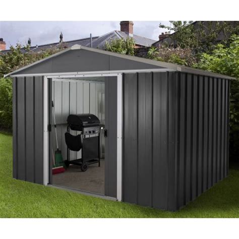 metal sheds 10×8 yardmaster castleton anthracite metal shed QFYTCOS