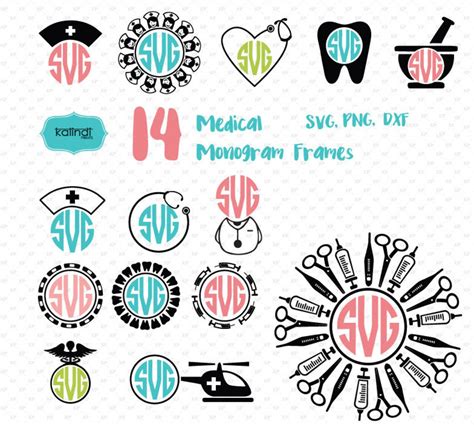 Nurse Svg Nurse Svg Files Medical Svg Nurse Monogram Svg - Etsy