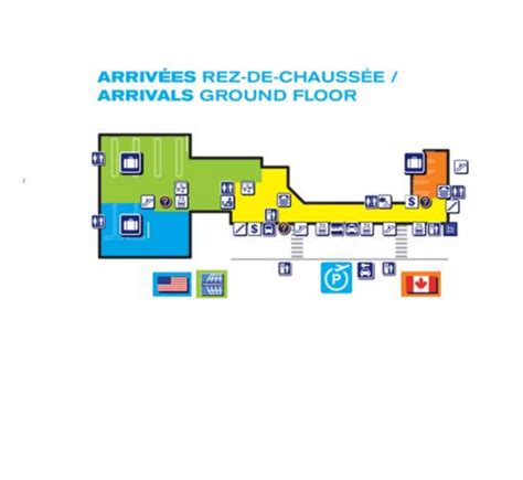 Montreal Airport Map [Terminals, Parking, Gate, Car] - Montreal Airport ...