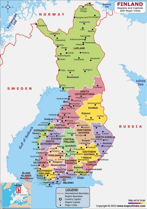 Finland Map | HD Map of the Finland