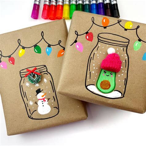 DIY Festive Wrapping Paper | Wrapping paper crafts, Handmade wrapping ...