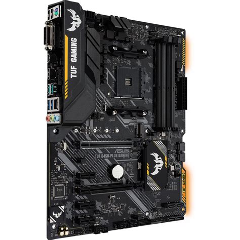 ASUS AMD B450 ATX gaming motherboard with Aura Sync RGB LED lighting ...