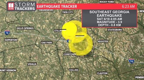 Metter Georgia earthquake this morning how big was it | 11alive.com