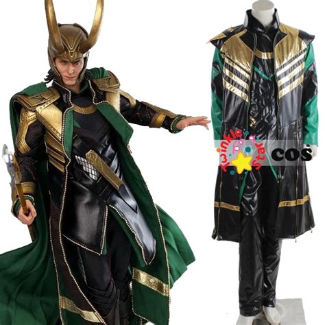 2017 Halloween costumes for men adult Loki Marvel The Avengers Thor ...