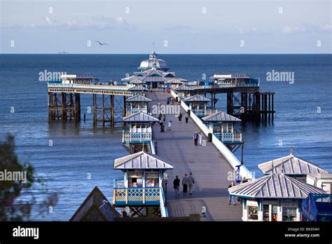 Llandudno Pier North Wales Stock Photo - Alamy