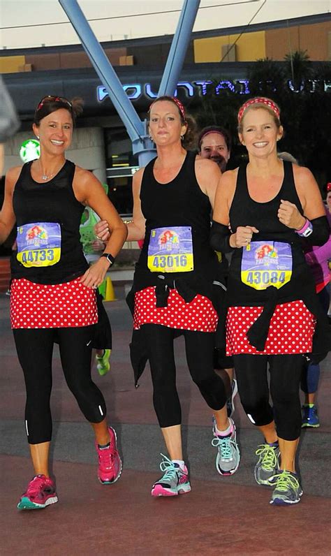 Run Disney princess 5k princess half marathon Minnie Mouse costume ...