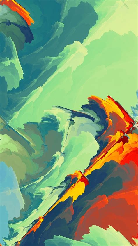 Strains, abstract, artwork, 1080x1920 wallpaper | Painting wallpaper ...