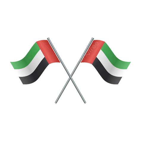 Uae Flag, Uae, Bendera, Uni Emirat Arab PNG dan Vektor dengan ...