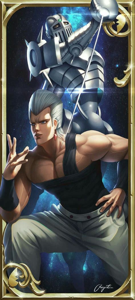 Polnareff and Silver Chariot. Jojo's Bizarre Adventure Anime, Jojo ...