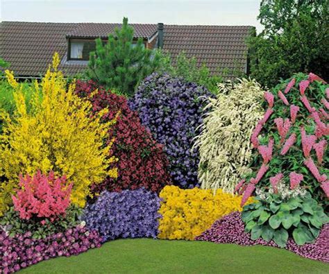 33 Beautiful Flower Beds Adding Bright Centerpieces to Yard Landscaping ...