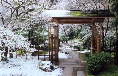 Portland's Japanese Garden in the Snow. | Japanese garden, Portland ...