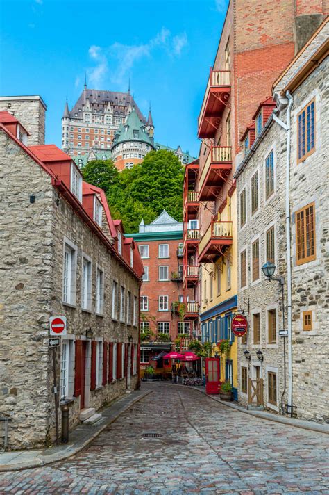 Street in Old Town Quebec City - Travel Off Path